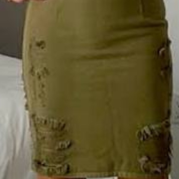 Pistola distressed jean skirt - Picture 3 of 8